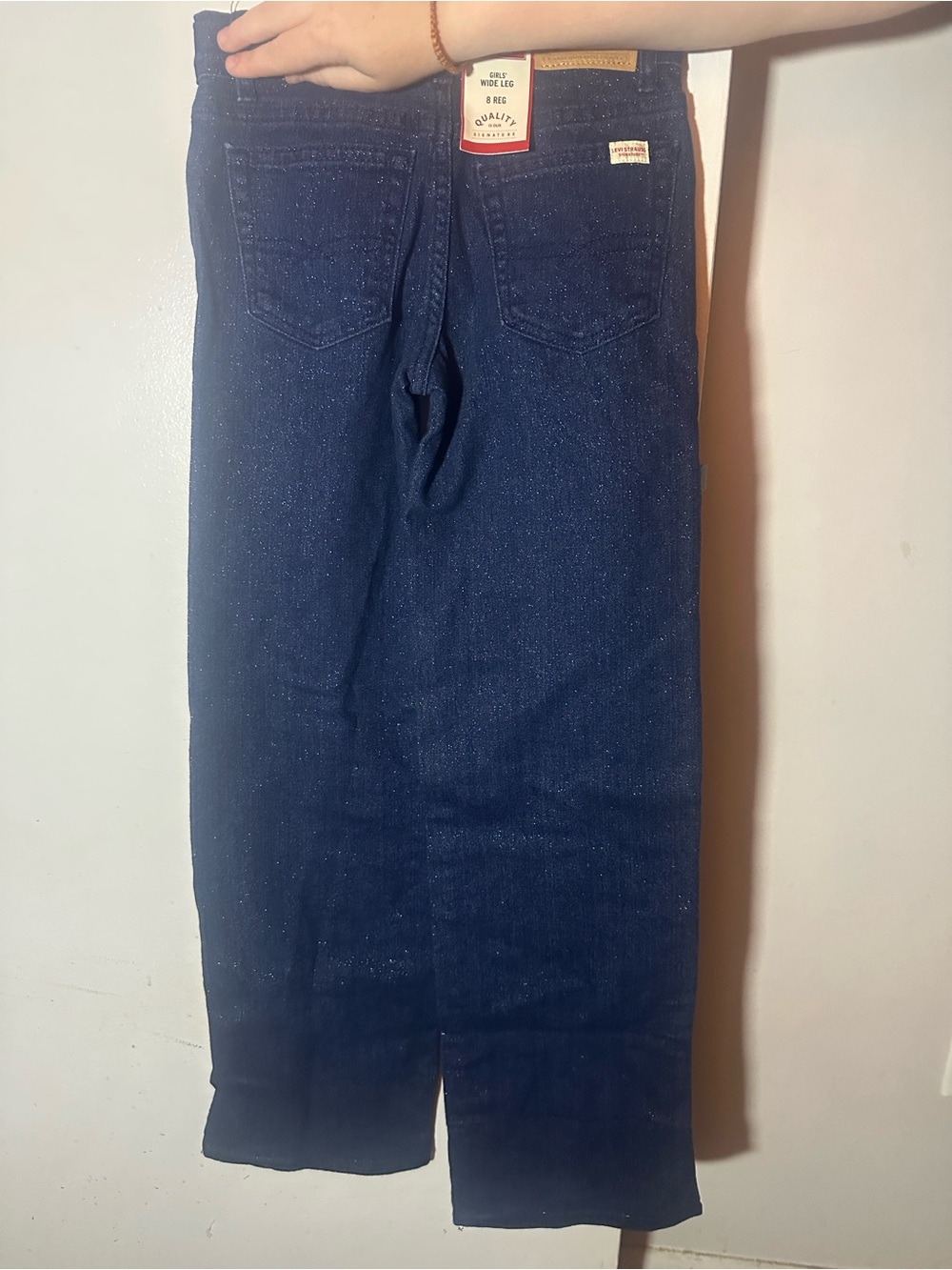 Levi's Dark Blue Wide-Leg Kids Jeans